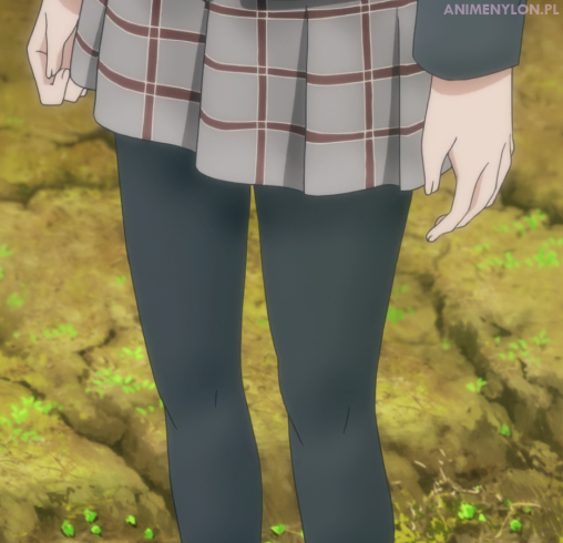 flying witch kowata makoto black tights pantyhose anime girl legs skirt screen capture