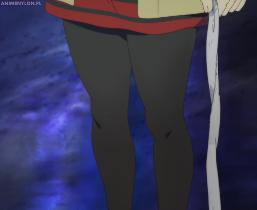 kyoukai no kanata kuriyama mirai black tights pantyhose nylon legs anime girl thighs