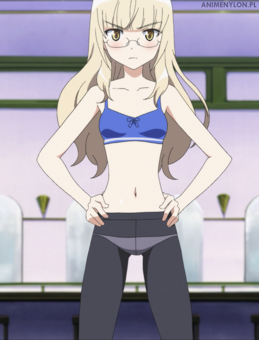 strike witches perrine h. clostermann pantyhose tights anime girl ecchi legs panties glasses