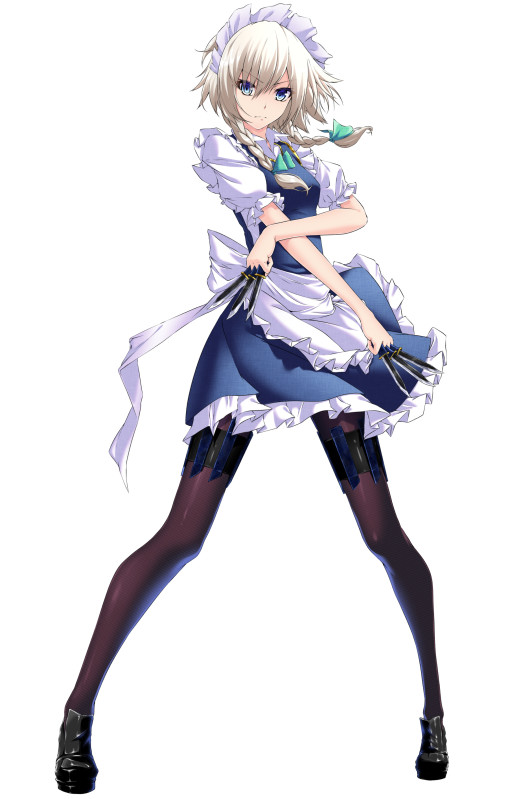touhou-izayoi-sakuya-pantyhose-legs-anime-maid-girl-black-tights-nylon-meido