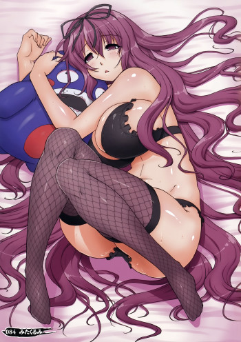 senran-kagura-murasaki-stockings-anime-milf-girl-huge-tits-boobs-nylon-legs-lingerie