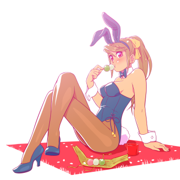 anime-bunny-girl-black-tights-pantyhose-nylon-crossed-legs-high-heels