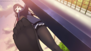 saenai heroine no sodatekata flat kasumigaoka utaha feet anime black stockings legs pantyhose tights toes foot fetish