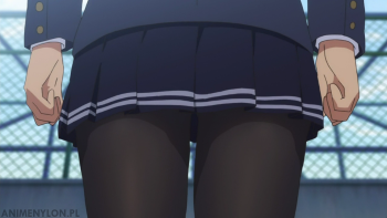 saenai heroine no sodatekata flat kasumigaoka utaha stockings pantyhose anime black tights nylon legs miniskirt