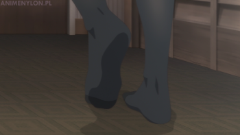 saenai heroine no sodatekata kasumigaoka utaha anime stockings feet pantyhose black tights nylon toes