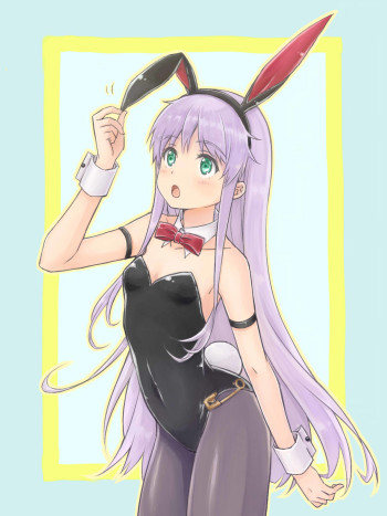 toaru majutsu no index stockings anime bunny girl pantyhose black tights pettanko small boobs