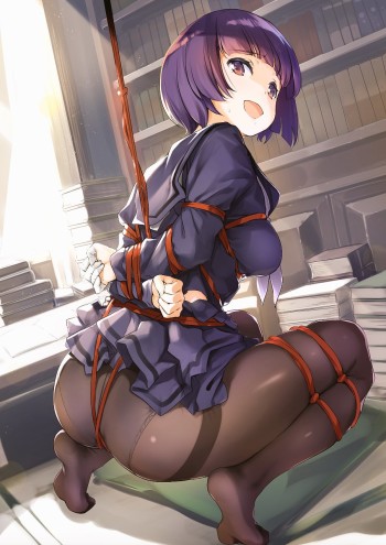 eromanga sensei senju muramasa stockings black tights anime pantyhose girl nylon legs feet ass bondage sailor uniform